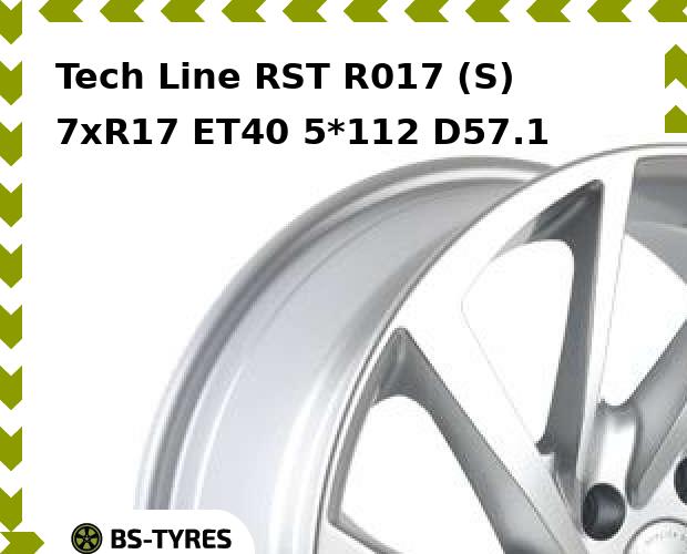 Колесный диск Tech Line, Tech-line RST R017 (S) 7xR17 ET40 5*112 D57.1
Колесный диск Tech Line, Tech-line RST R017 (S) 7xR17 ET40 5*112 D57.1