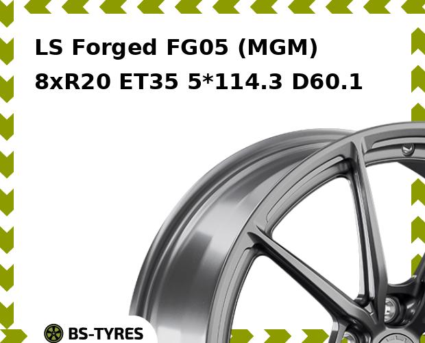 Колесный диск LS, Forged FG05 (MGM) 8xR20 ET35 5*114.3 D60.1
Колесный диск LS, Forged FG05 (MGM) 8xR20 ET35 5*114.3 D60.1
