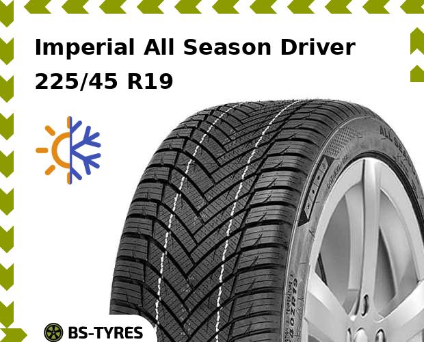 Всесезонные шины Imperial, All Season Driver 225/45 R19 96Y
Всесезонные шины Imperial, All Season Driver 225/45 R19 96Y