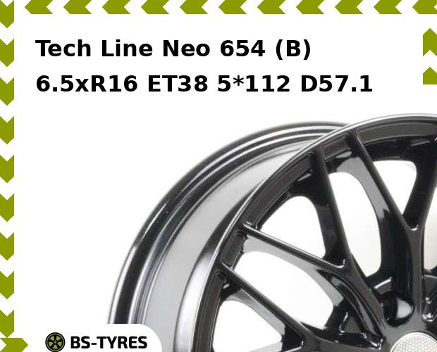 Колесный диск Tech Line, Tech-line Neo 654 (B) 6.5xR16 ET38 5*112 D57.1
Колесный диск Tech Line, Tech-line Neo 654 (B) 6.5xR16 ET38 5*112 D57.1