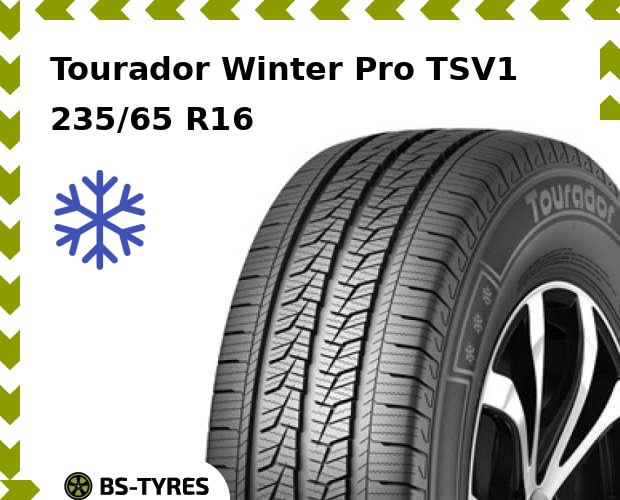 Зимние шины Tourador, Winter Pro TSV1 235/65 R16C 121/119R
Зимние шины Tourador, Winter Pro TSV1 235/65 R16C 121/119R