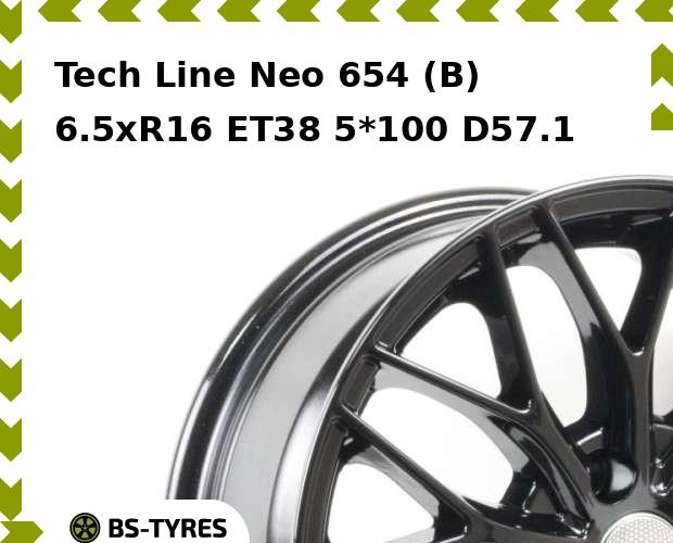 Колесный диск Tech Line, Tech-line Neo 654 (B) 6.5xR16 ET38 5*100 D57.1
Колесный диск Tech Line, Tech-line Neo 654 (B) 6.5xR16 ET38 5*100 D57.1