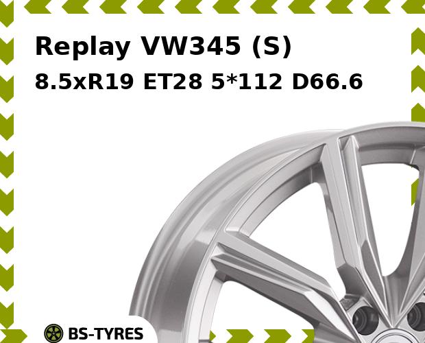 Колесный диск Replay, VW345 (S) 8.5xR19 ET28 5*112 D66.6
Колесный диск Replay, VW345 (S) 8.5xR19 ET28 5*112 D66.6