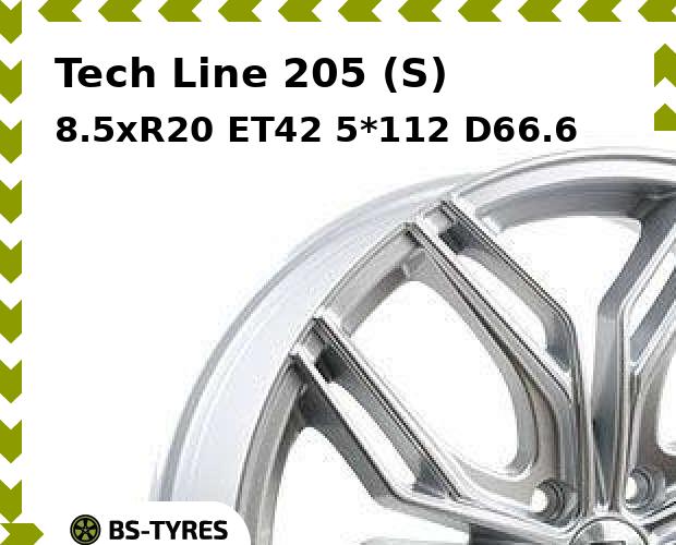 Колесный диск Tech Line, Tech-line 205 (S) 8.5xR20 ET42 5*112 D66.6
Колесный диск Tech Line, Tech-line 205 (S) 8.5xR20 ET42 5*112 D66.6