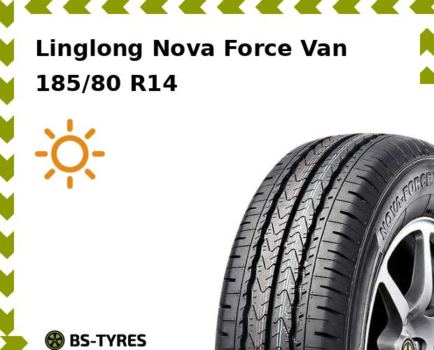Летние шины Linglong, LingLong Nova Force Van 185/80 R14C 102/100R
Летние шины Linglong, LingLong Nova Force Van 185/80 R14C 102/100R