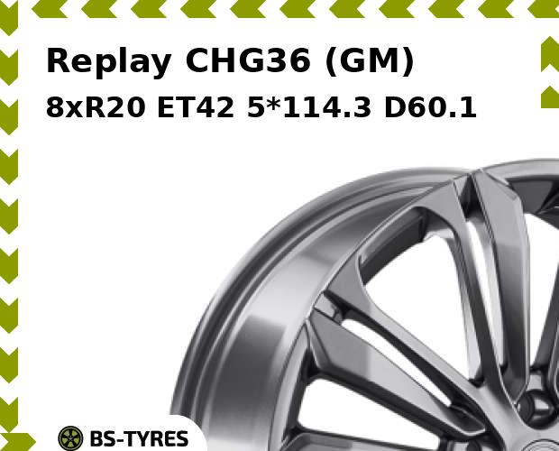 Колесный диск Replay, CHG36 (GM) 8xR20 ET42 5*114.3 D60.1
Колесный диск Replay, CHG36 (GM) 8xR20 ET42 5*114.3 D60.1