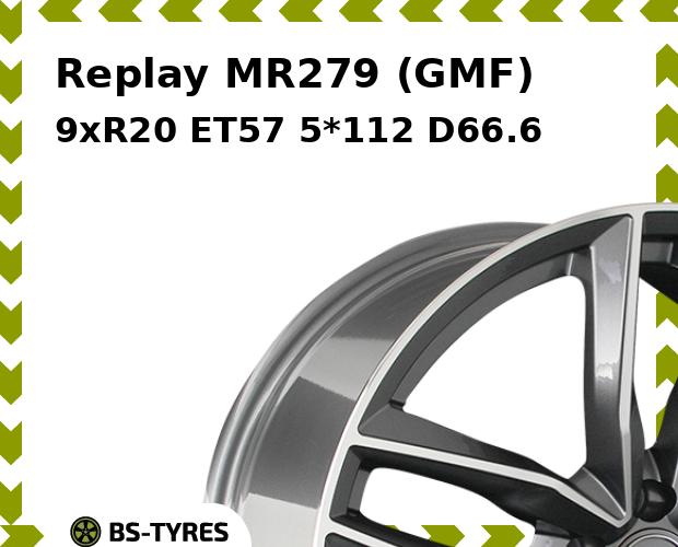 Колесный диск Replay, MR279 (GMF) 9xR20 ET57 5*112 D66.6
Колесный диск Replay, MR279 (GMF) 9xR20 ET57 5*112 D66.6