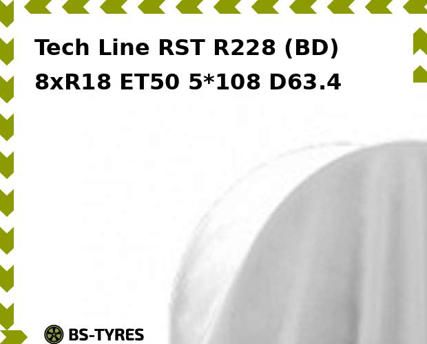 Колесный диск Tech-line, RST R228 (BD) 8xR18 ET50 5*108 D63.4
Колесный диск Tech-line, RST R228 (BD) 8xR18 ET50 5*108 D63.4