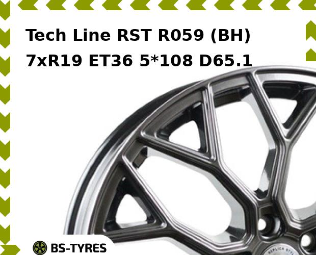 Колесный диск Tech Line, Tech-line RST R059 (BH) 7xR19 ET36 5*108 D65.1
Колесный диск Tech Line, Tech-line RST R059 (BH) 7xR19 ET36 5*108 D65.1