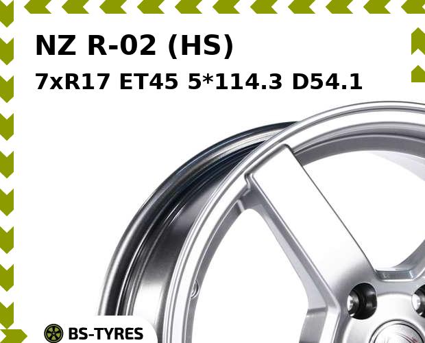 Колесный диск NZ, R-02 (HS) 7xR17 ET45 5*114.3 D54.1
Колесный диск NZ, R-02 (HS) 7xR17 ET45 5*114.3 D54.1