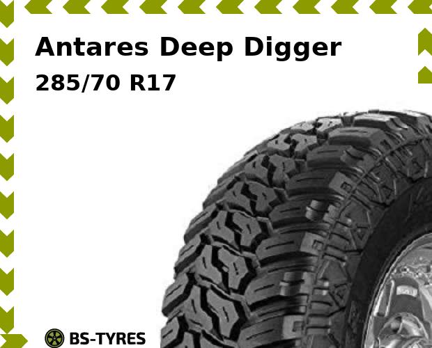 Летние шины Antares, Deep Digger 285/70 R17C 121/118Q
Летние шины Antares, Deep Digger 285/70 R17C 121/118Q