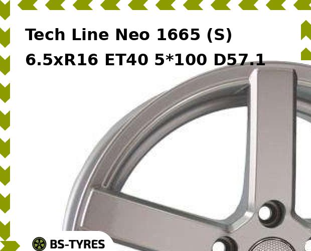 Колесный диск Tech Line, Tech-line Neo 1665 (S) 6.5xR16 ET40 5*100 D57.1
Колесный диск Tech Line, Tech-line Neo 1665 (S) 6.5xR16 ET40 5*100 D57.1