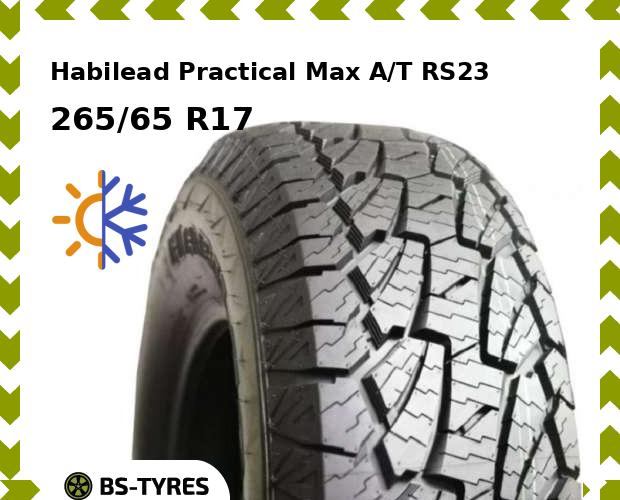 Всесезонные шины Habilead, Practical Max A/T RS23 265/65 R17 112T
Всесезонные шины Habilead, Practical Max A/T RS23 265/65 R17 112T