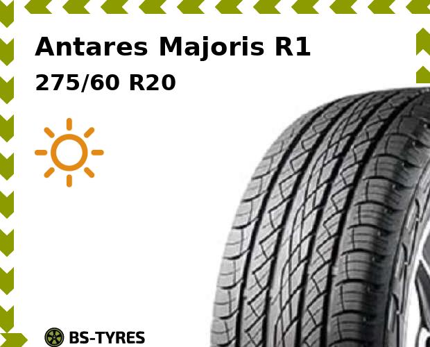 Летние шины Antares, Majoris R1 275/60 R20 115H
Летние шины Antares, Majoris R1 275/60 R20 115H