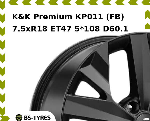 Колесный диск K&K, Premium КР011 (FB) 7.5xR18 ET47 5*108 D60.1
Колесный диск K&K, Premium КР011 (FB) 7.5xR18 ET47 5*108 D60.1