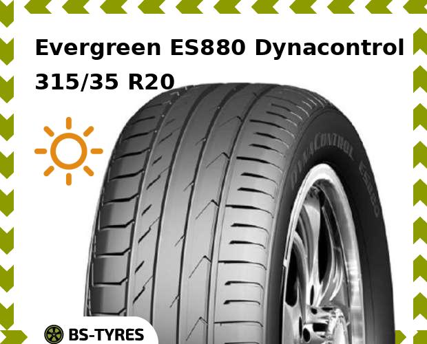 Летние шины Evergreen, ES880 Dynacontrol 315/35 R20 110Y
Летние шины Evergreen, ES880 Dynacontrol 315/35 R20 110Y
