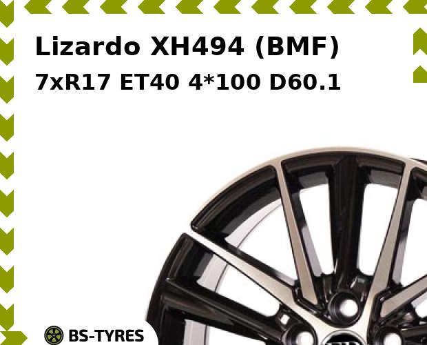 Колесный диск Lizardo, XH494 (BMF) 7xR17 ET40 4*100 D60.1
Колесный диск Lizardo, XH494 (BMF) 7xR17 ET40 4*100 D60.1