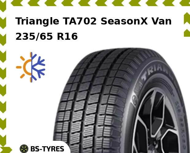 Всесезонные шины Triangle, TA702 SeasonX Van 235/65 R16C 115/113S
Всесезонные шины Triangle, TA702 SeasonX Van 235/65 R16C 115/113S