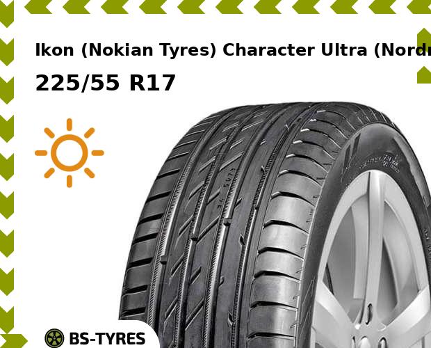Летние шины Ikon (Nokian Tyres), Character Ultra (Nordman SZ2) 225/55 R17 101W
Летние шины Ikon (Nokian Tyres), Character Ultra (Nordman SZ2) 225/55 R17 101W