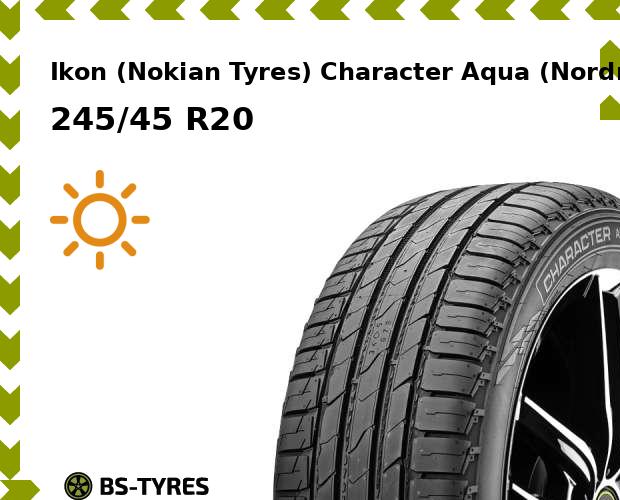 Летние шины Ikon (Nokian Tyres), Character Aqua (Nordman S2) SUV 245/45 R20 103V
Летние шины Ikon (Nokian Tyres), Character Aqua (Nordman S2) SUV 245/45 R20 103V