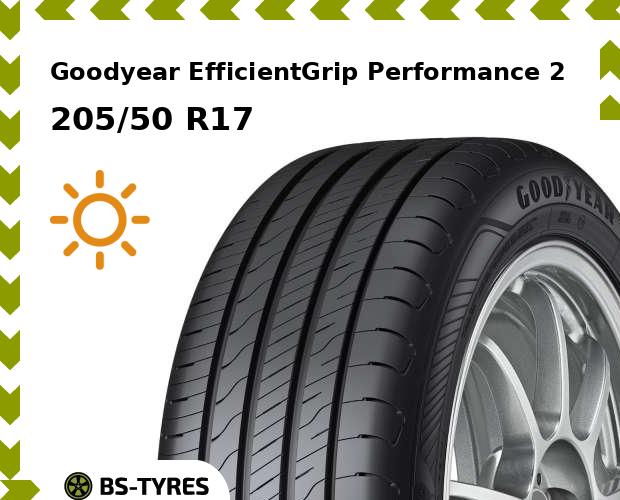 Летние шины Goodyear, EfficientGrip Performance 2 205/50 R17 93V
Летние шины Goodyear, EfficientGrip Performance 2 205/50 R17 93V