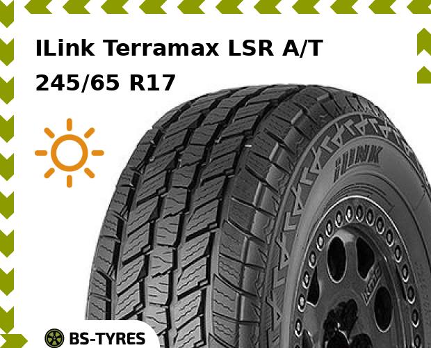 Летние шины ILink, Terramax LSR A/T 245/65 R17 107S
Летние шины ILink, Terramax LSR A/T 245/65 R17 107S