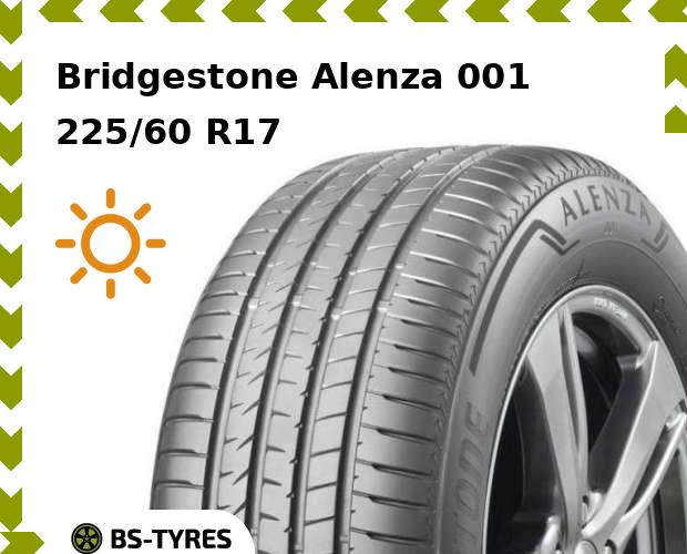 Летние шины Bridgestone, Alenza 001 225/60 R17 99V
Летние шины Bridgestone, Alenza 001 225/60 R17 99V