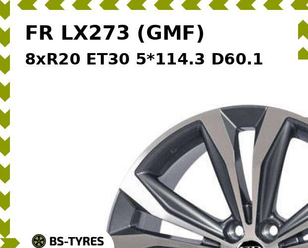 Колесный диск FR, LX273 (GMF) 8xR20 ET30 5*114.3 D60.1
Колесный диск FR, LX273 (GMF) 8xR20 ET30 5*114.3 D60.1