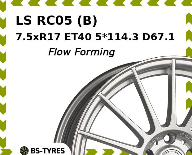 Колесный диск LS, RC05 (B) 7.5xR17 ET40 5*114.3 D67.1
Колесный диск LS, RC05 (B) 7.5xR17 ET40 5*114.3 D67.1