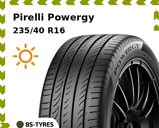 Летние шины Pirelli, Powergy 235/40 R16 95Y
Летние шины Pirelli, Powergy 235/40 R16 95Y