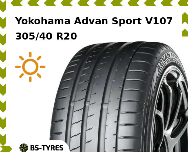Летние шины Yokohama, Advan Sport V107 305/40 R20 112Y
Летние шины Yokohama, Advan Sport V107 305/40 R20 112Y