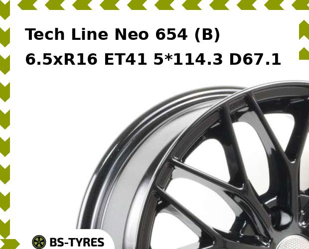 Колесный диск Tech Line, Tech-line Neo 654 (B) 6.5xR16 ET41 5*114.3 D67.1
Колесный диск Tech Line, Tech-line Neo 654 (B) 6.5xR16 ET41 5*114.3 D67.1
