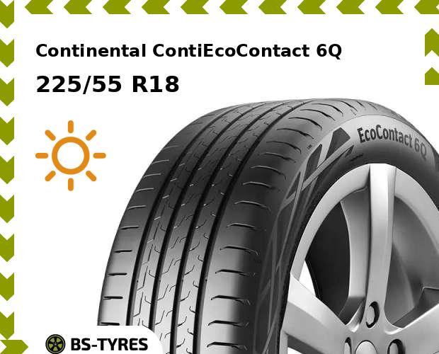 Летние шины Continental, ContiEcoContact 6Q 225/55 R18 102Y
Летние шины Continental, ContiEcoContact 6Q 225/55 R18 102Y