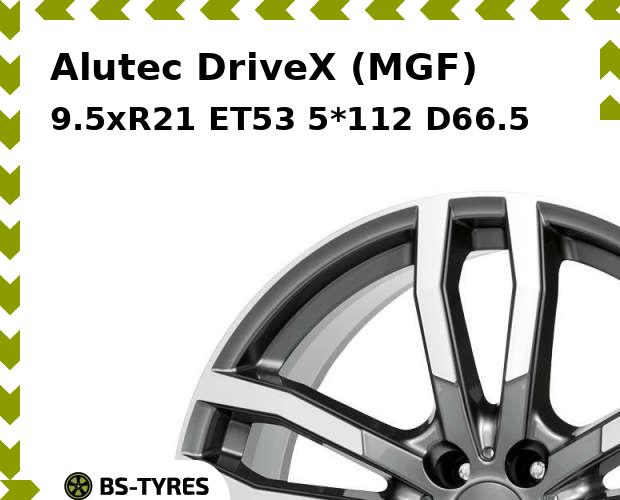Колесный диск Alutec, DriveX (MGF) 9.5xR21 ET53 5*112 D66.5
Колесный диск Alutec, DriveX (MGF) 9.5xR21 ET53 5*112 D66.5