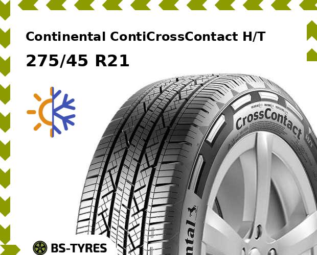 Всесезонные шины Continental, ContiCrossContact H/T 275/45 R21 110W
Всесезонные шины Continental, ContiCrossContact H/T 275/45 R21 110W