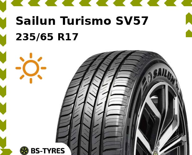 Летние шины Sailun, Turismo SV57 235/65 R17 108V
Летние шины Sailun, Turismo SV57 235/65 R17 108V