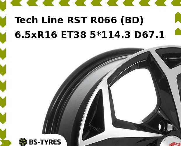 Колесный диск Tech Line, Tech-line RST R066 (BD) 6.5xR16 ET38 5*114.3 D67.1
Колесный диск Tech Line, Tech-line RST R066 (BD) 6.5xR16 ET38 5*114.3 D67.1
