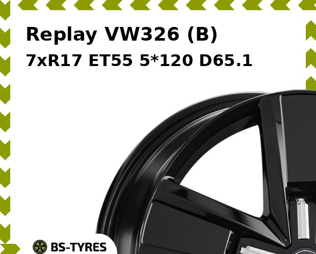 Колесный диск Replay, VW326 (B) 7xR17 ET55 5*120 D65.1
Колесный диск Replay, VW326 (B) 7xR17 ET55 5*120 D65.1