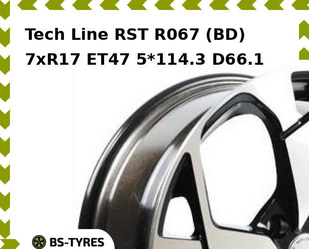 Колесный диск Tech Line, Tech-line RST R067 (BD) 7xR17 ET47 5*114.3 D66.1
Колесный диск Tech Line, Tech-line RST R067 (BD) 7xR17 ET47 5*114.3 D66.1