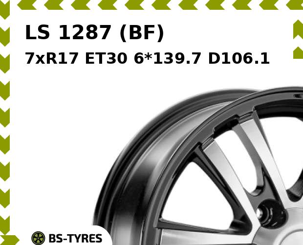 Колесный диск LS, 1287 (BF) 7xR17 ET30 6*139.7 D106.1
Колесный диск LS, 1287 (BF) 7xR17 ET30 6*139.7 D106.1