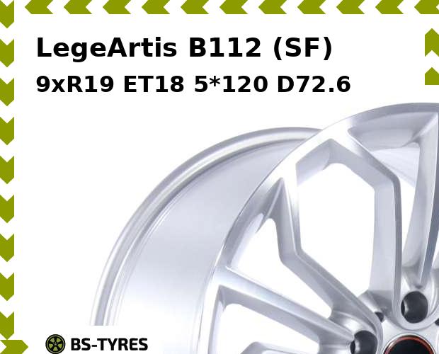 Колесный диск LegeArtis, B112 (SF) 9xR19 ET18 5*120 D72.6
Колесный диск LegeArtis, B112 (SF) 9xR19 ET18 5*120 D72.6
