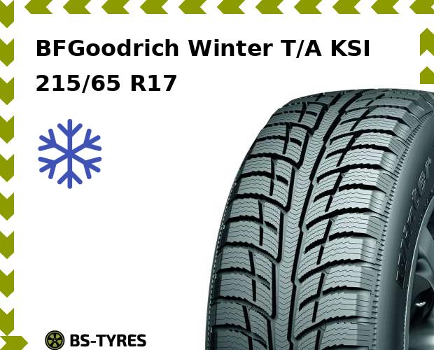 Зимние шины BFGoodrich, Winter T/A KSI 215/65 R17 99T
Зимние шины BFGoodrich, Winter T/A KSI 215/65 R17 99T