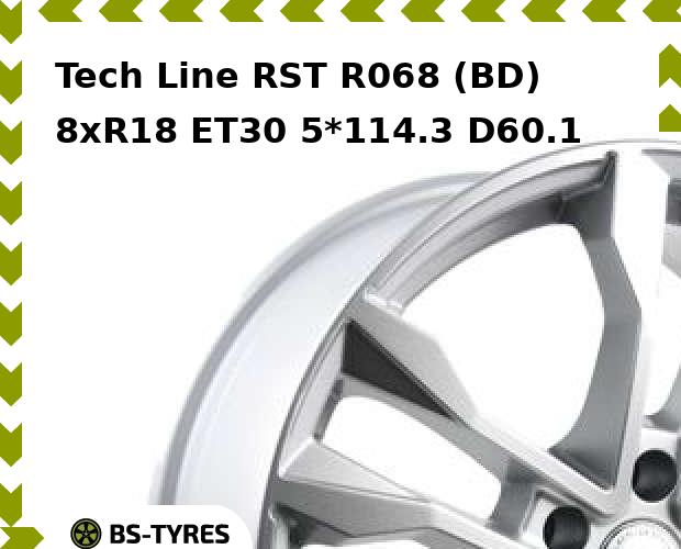 Колесный диск Tech Line, Tech-line RST R068 (BD) 8xR18 ET30 5*114.3 D60.1
Колесный диск Tech Line, Tech-line RST R068 (BD) 8xR18 ET30 5*114.3 D60.1