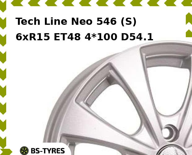 Колесный диск Tech Line, Tech-line Neo 546 (S) 6xR15 ET48 4*100 D54.1
Колесный диск Tech Line, Tech-line Neo 546 (S) 6xR15 ET48 4*100 D54.1