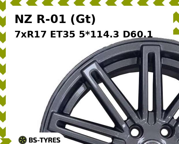Колесный диск NZ, R-01 (Gt) 7xR17 ET35 5*114.3 D60.1
Колесный диск NZ, R-01 (Gt) 7xR17 ET35 5*114.3 D60.1