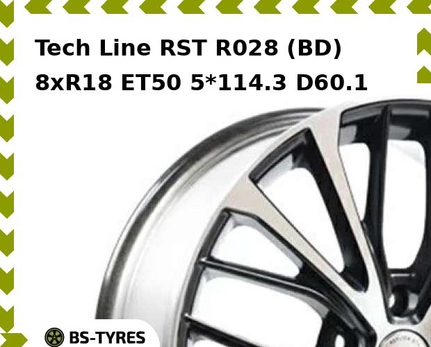 Колесный диск Tech Line, Tech-line RST R028 (BD) 8xR18 ET50 5*114.3 D60.1
Колесный диск Tech Line, Tech-line RST R028 (BD) 8xR18 ET50 5*114.3 D60.1