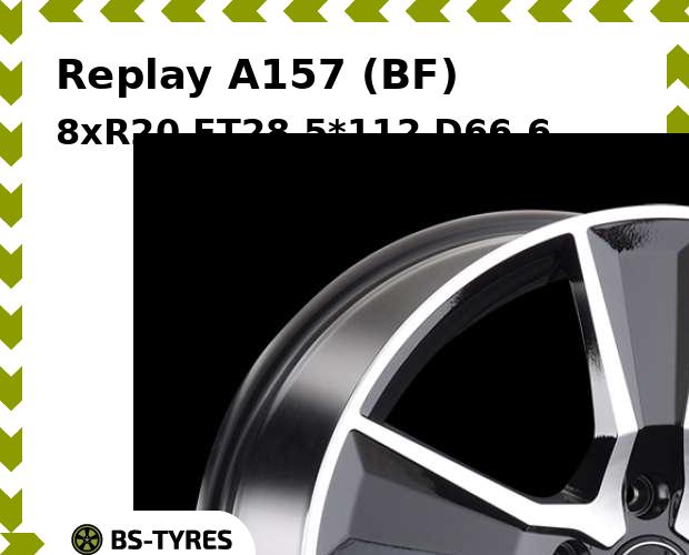 Колесный диск Replay, A157 (BF) 8xR20 ET28 5*112 D66.6
Колесный диск Replay, A157 (BF) 8xR20 ET28 5*112 D66.6