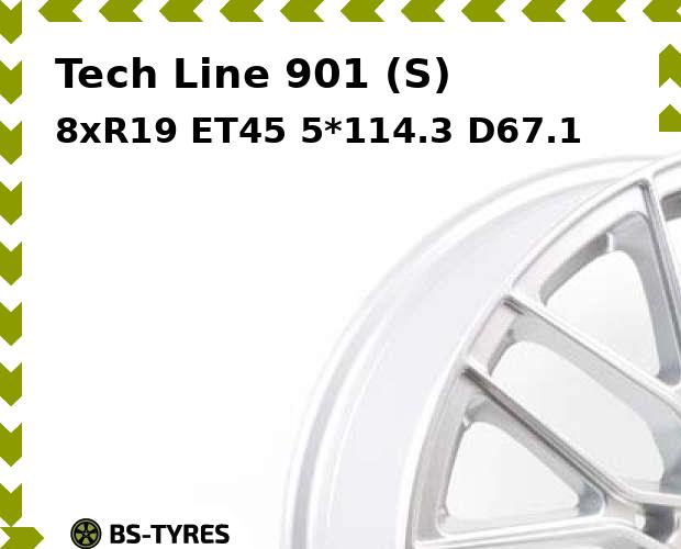 Колесный диск Tech Line, Tech-line 901 (S) 8xR19 ET45 5*114.3 D67.1
Колесный диск Tech Line, Tech-line 901 (S) 8xR19 ET45 5*114.3 D67.1