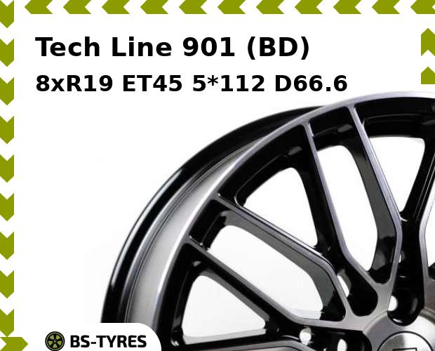 Колесный диск Tech Line, Tech-line 901 (BD) 8xR19 ET45 5*112 D66.6
Колесный диск Tech Line, Tech-line 901 (BD) 8xR19 ET45 5*112 D66.6