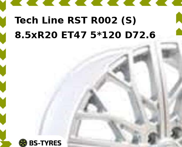 Колесный диск Tech Line, Tech-line RST R002 (S) 8.5xR20 ET47 5*120 D72.6
Колесный диск Tech Line, Tech-line RST R002 (S) 8.5xR20 ET47 5*120 D72.6